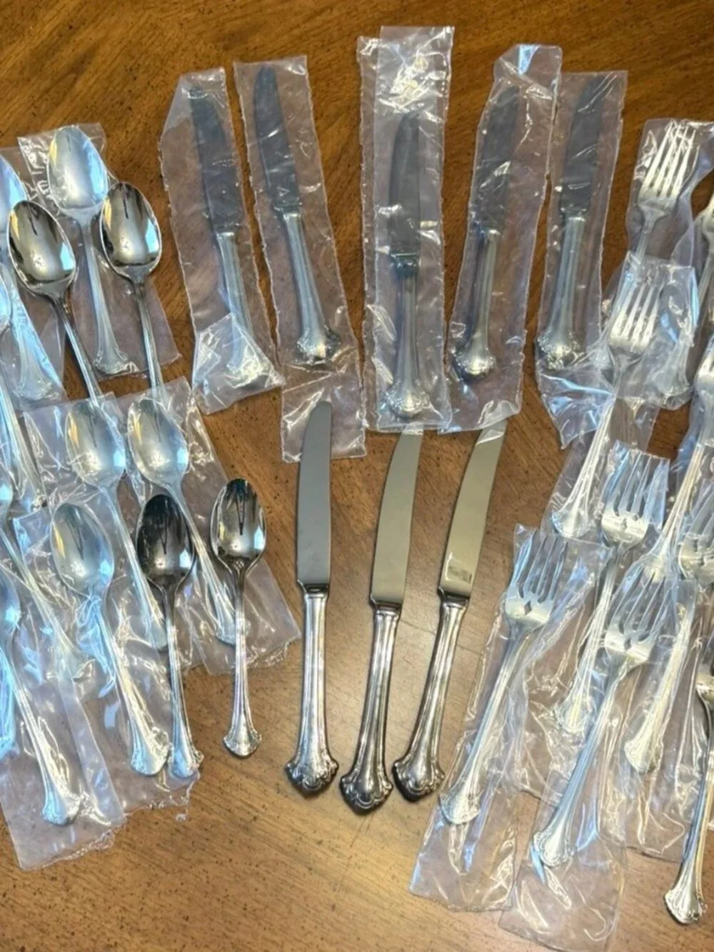 Towle Boston Chippendale Silverplate 40 Pc Flatware Set Service 8-NEW OTHER